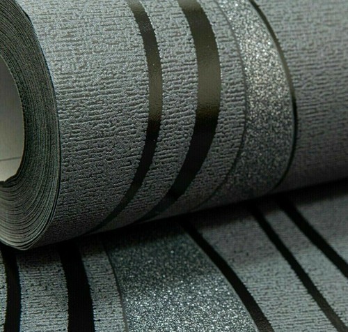 Charcoal grey black - charcoal, wave