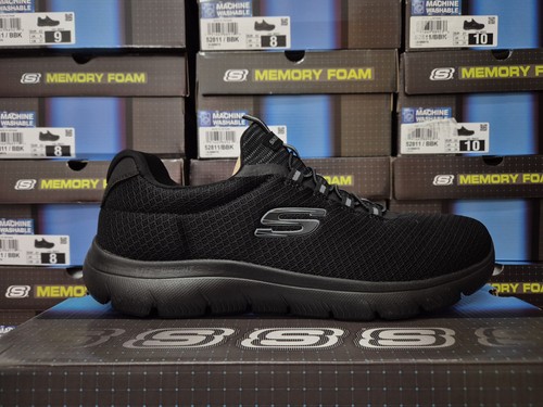 Skechers mens black shoes - mens,