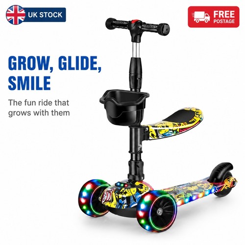 Kids wheel kick - scooter, led