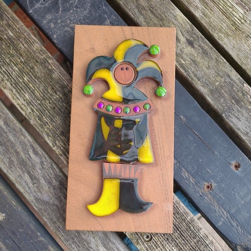 Rare hornsea pottery jester - pottery,