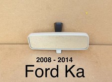 2009-2016 FORD KA CREAM COLOURED INTERIOR CENTRE WINDSCREEN REAR VIEW MIRROR B10