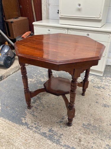 Octagonal console side table - octagonal,