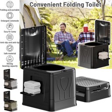 30L Portable Folding Toilet Seat Camping Potty Loo Camping Car Caravan Outdoor