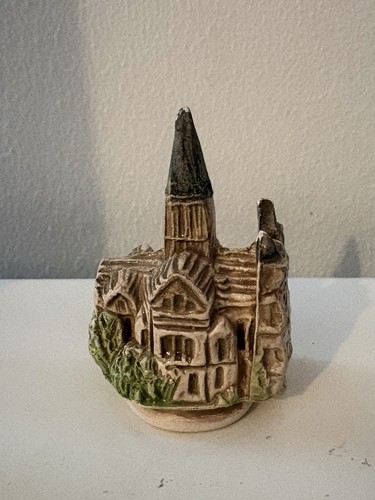 Vintage ceramic castle - ceramic,