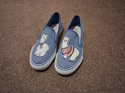 Cath kidston denim llama pump - kidston,