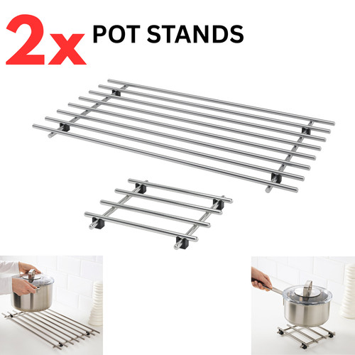 Stainless steel pot stand - steel,