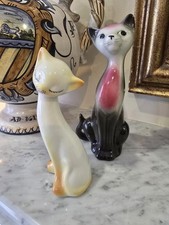 Vintage MCM Pair of Long Neck