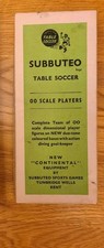Subbuteo Heavyweight Team Ref 11 With Origional Vintage Box With Postage Label