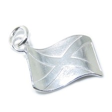 Scottish Flag sterling silver