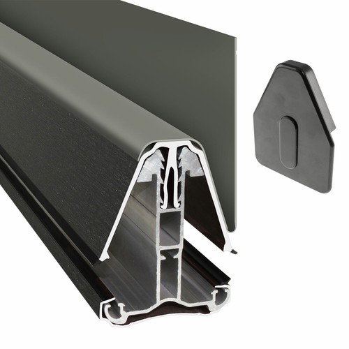 Starter end glazing bar self - end,