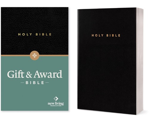 Nlt gift award bible - nlt, black