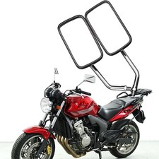 10MM Rectangle Moto Rearview Mirror For Honda CBF600 CB400 CBR125R CBF125 CB1300