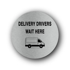 Delivery Drivers Wait Here