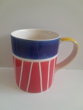 Whittards Of Chelsea 3/4 Pint Pot Mug / Large Tankard - Stripe - Big Top Theme 