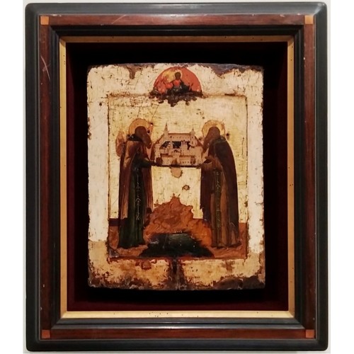 Antique russian orthodox icon - antique,