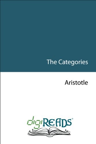 Aristotle the categories - aristotle,
