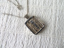 HEAVY, SILVER JUBILEE PENDANT