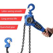 750KG Lever Block Chain Hoist Ratchet Type 3m Lift Puller Tool 140N Pull Force