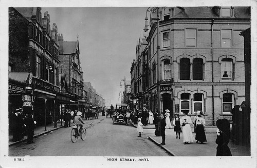 Postcard rhyl high street - postcard,