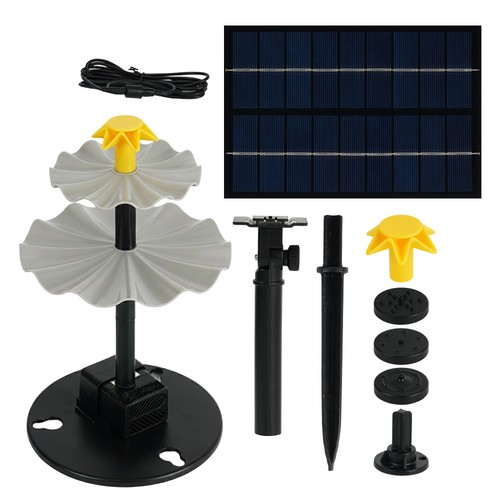 Solar fountain pump with 2 - 4w,
