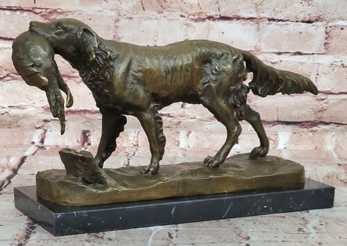 Signed moigniez hunting - dog, w/