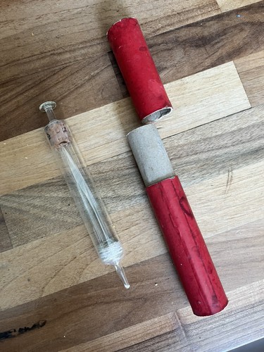Vintage all glass - vintage, syringe