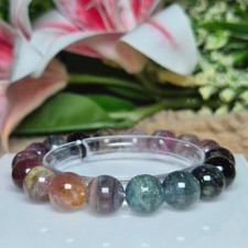 Watermelon tourmaline bracelet - tourmaline,