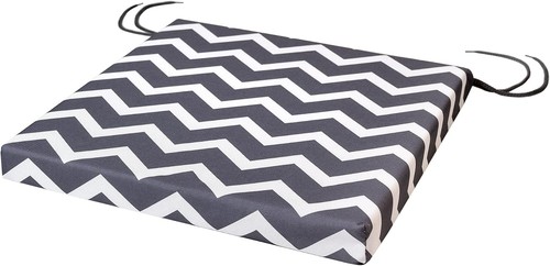 Elegant zig zag graphite chair - elegant,