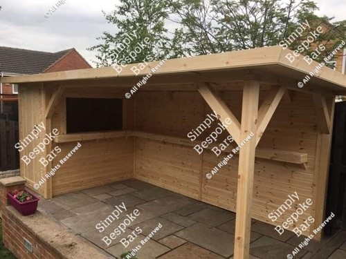 Hot tub shelter bar - bar,