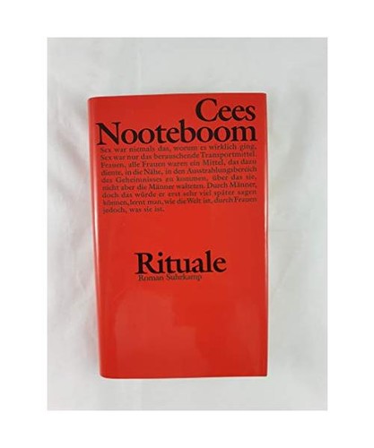 Rituale cees nooteboom - rituale,,