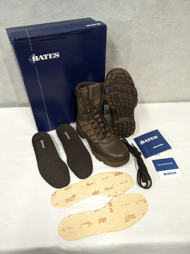 Bates brown leather combat - leather,