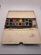 Winsor & Newton Artists’ Water Colour Set – Vintage College Box Made in England