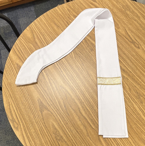White gold christianity clergy - white/gold,