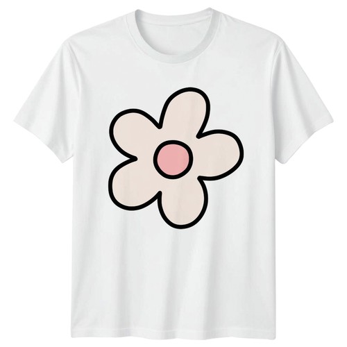 Womens shirt retro daisy - womens,