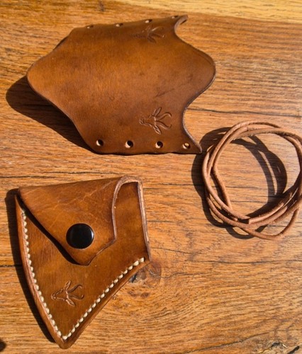 Matched leather sheath - , &