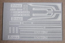 THE BEST FULL RICKMAN CR KAWASAKI HONDA "BLACK SHORT TANK" AND FAIRING DECAL KIT