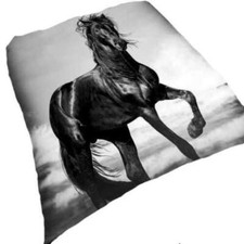 3D Animal Print Faux Fur Throw