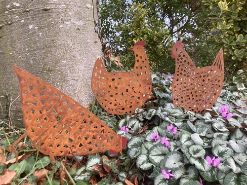 Set metal rusty - set,