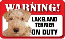 Lakeland Terrier Sign -