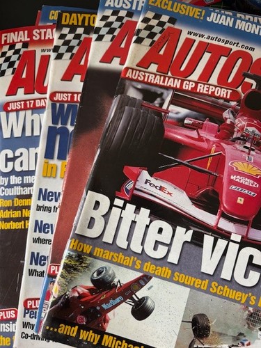 Autosport magazine 2001 choose - autosport,