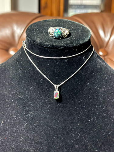 Genuine natural faceted