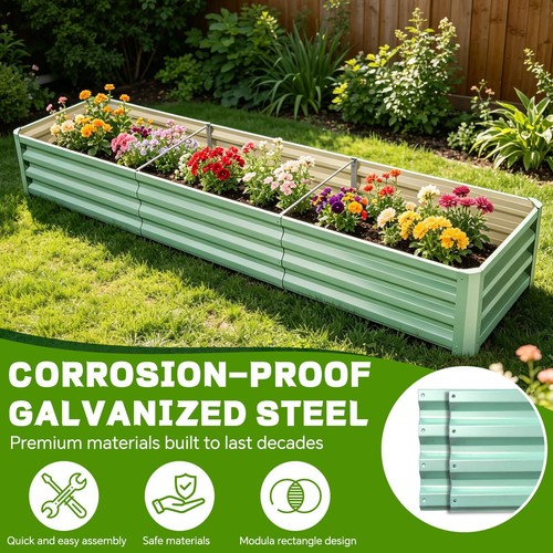 Metal raised vegetable planter - vegetable,