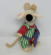 Vintage Maisy Mouse Soft Toys Plush (K2C) Stripe Dungarees Bag 1995 Lucy Cousins