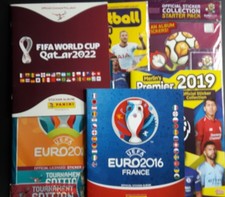 FOOTBALL STICKER ALBUMS:  SIX