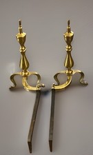 Vintage Brass Fireplace