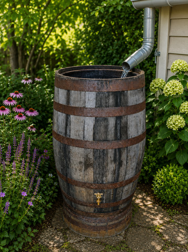 Large wooden rain - large,