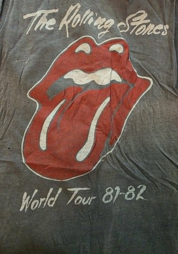 Vintage rolling stones 1981 - rolling,