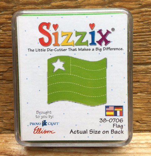 Sizzix flag design die for - flag, die/for