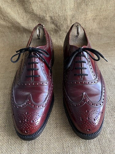 Vtg church burwood burgundy - vtg,