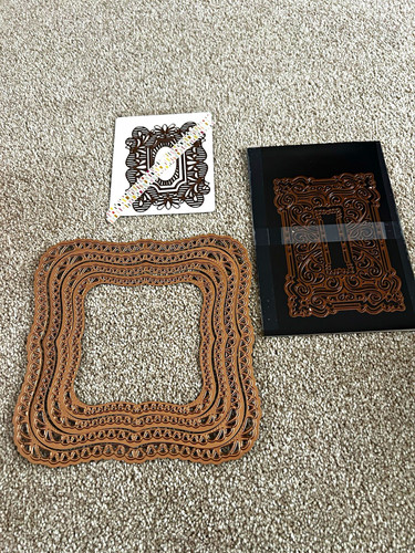 Decorative square frame - decorative,